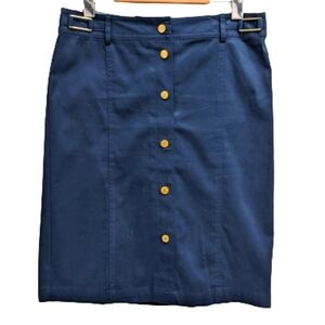 Jones New York Signature navy pencil skirt size 4